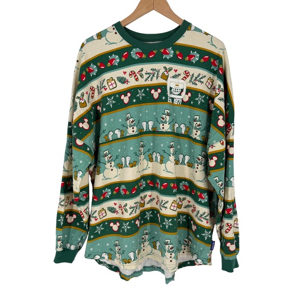 Disney Other - Disney Adult Spirit Jersey Walt Disney World Holiday‎ 2022 Christmas Size XL